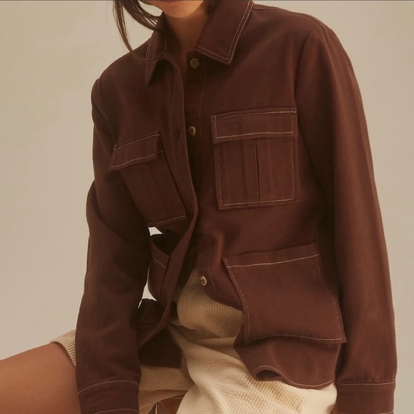 WornByAna Jackets & Blazers - 2X HP! 🥳 Utility Shirt Jacket
